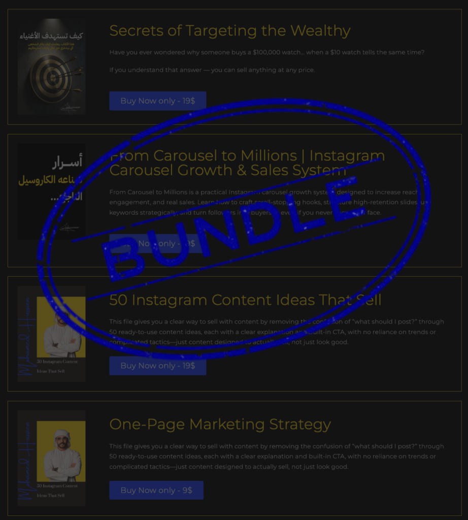 Sell Smarter & Attract High-Paying Clients – Complete Marketing Bundle Sell Smarter & Attract High-Paying Clients – Complete Marketing Bundle