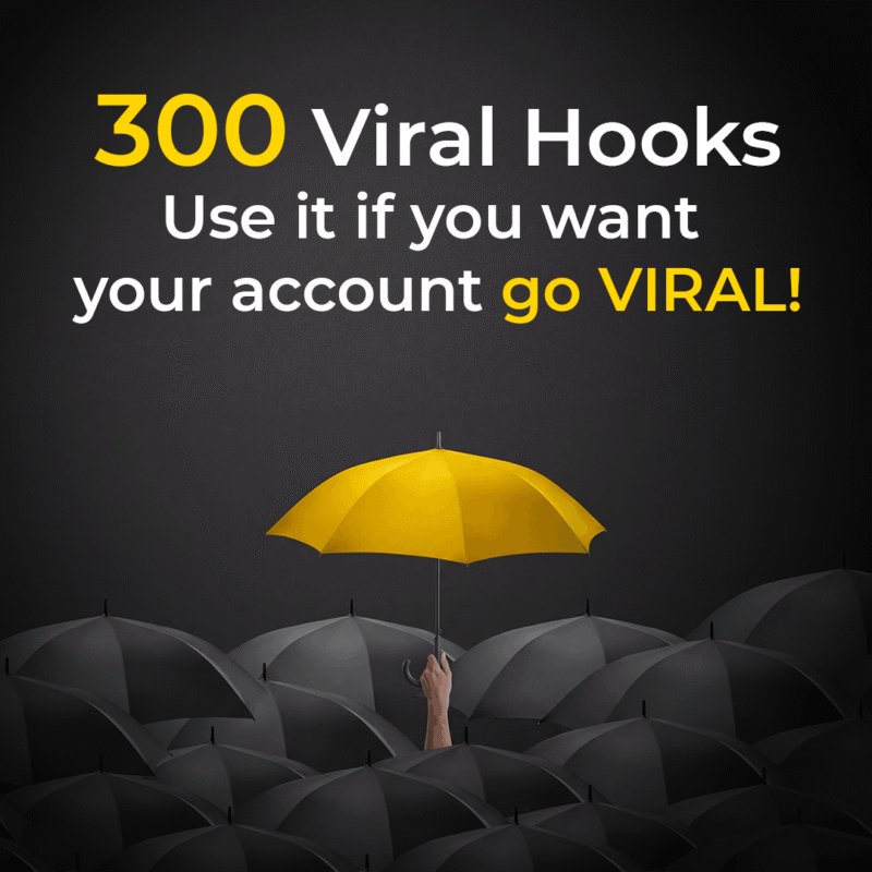300 Hooks That Stop the Scroll & Drive Engagement